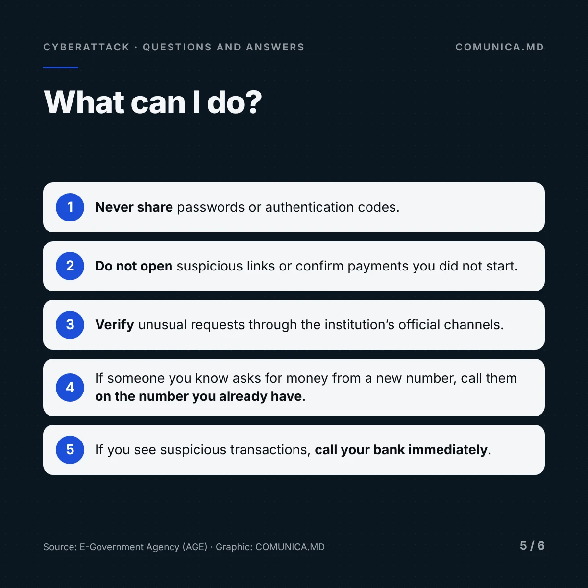 Five AGE recommendations for protecting yourself from fraud after the cyberattack.